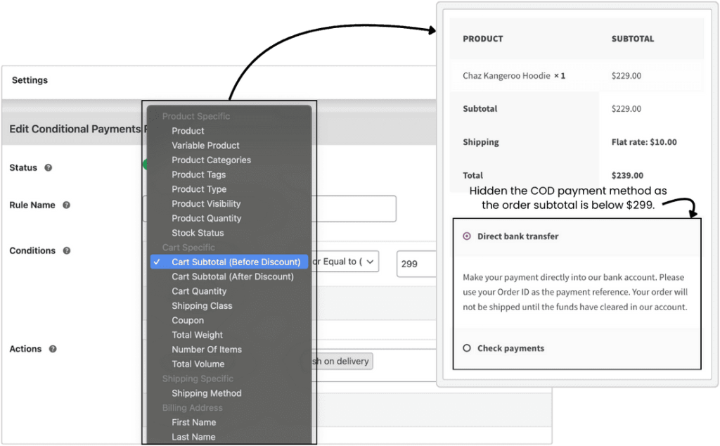 Conditional Payments - In Depth Key Feature 1