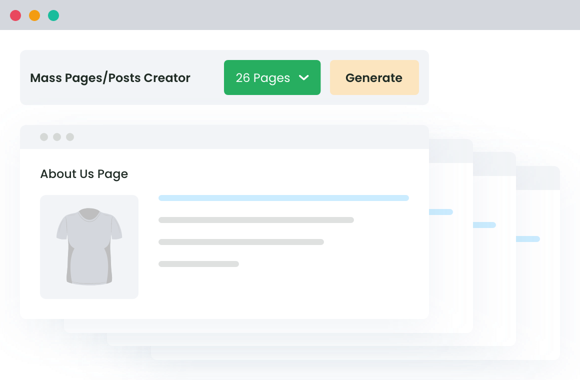 Mass Pages-Posts Creator Plugin - Banner