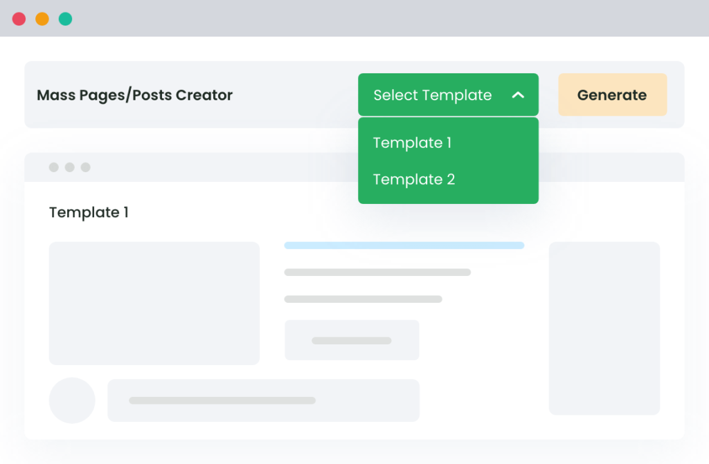 Mass Pages-Posts Creator Plugin - Feature 2