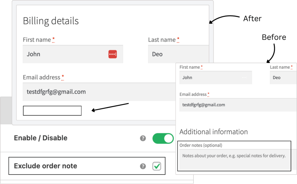 exclude notes