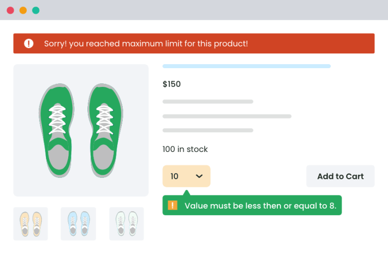 Minimum and Maximum Quantity for WooCommerce Main Banner