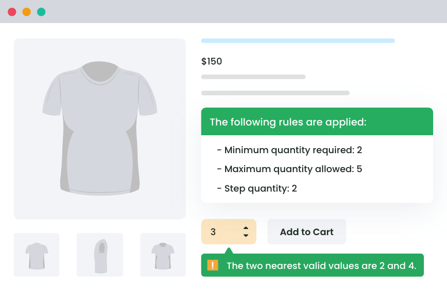 Minimum and Maximum Quantity for WooCommerce – Feature 1