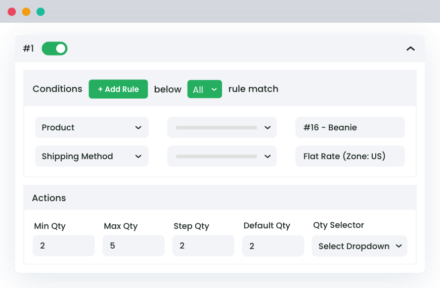 Minimum and Maximum Quantity for WooCommerce – Feature 4