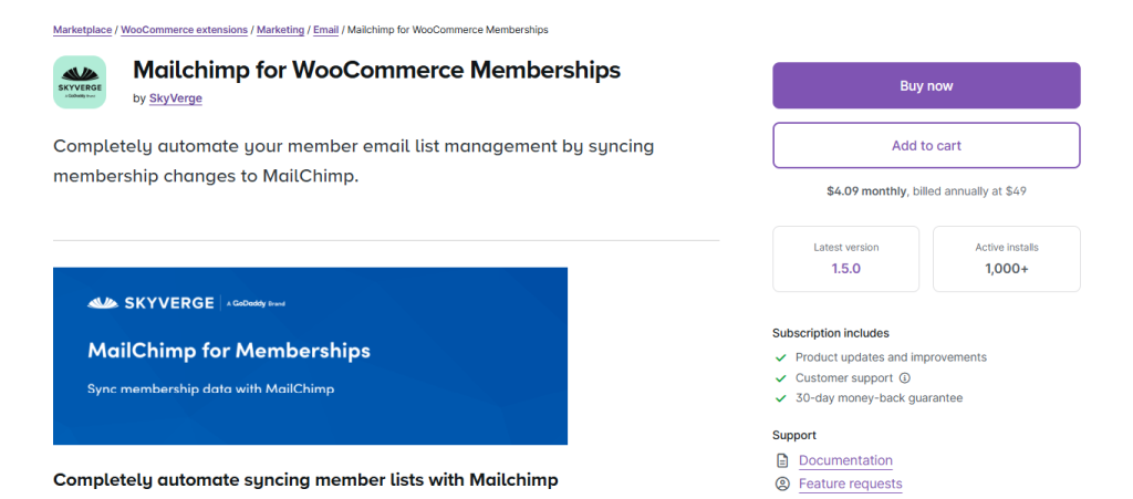 MailChimp for WooCommerce 8