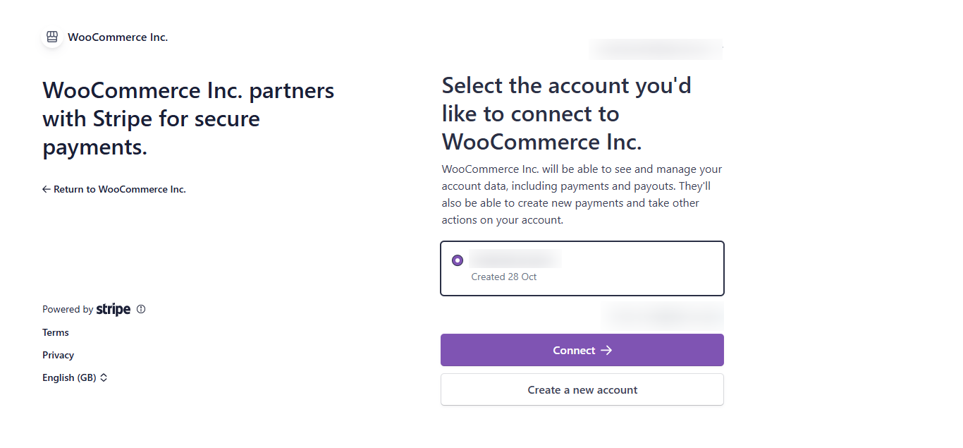 WooCommerce stripe payments 4