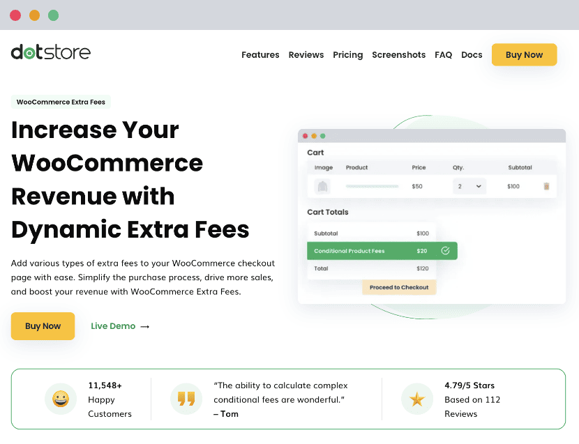 Sales Page Extra Fees Plugin