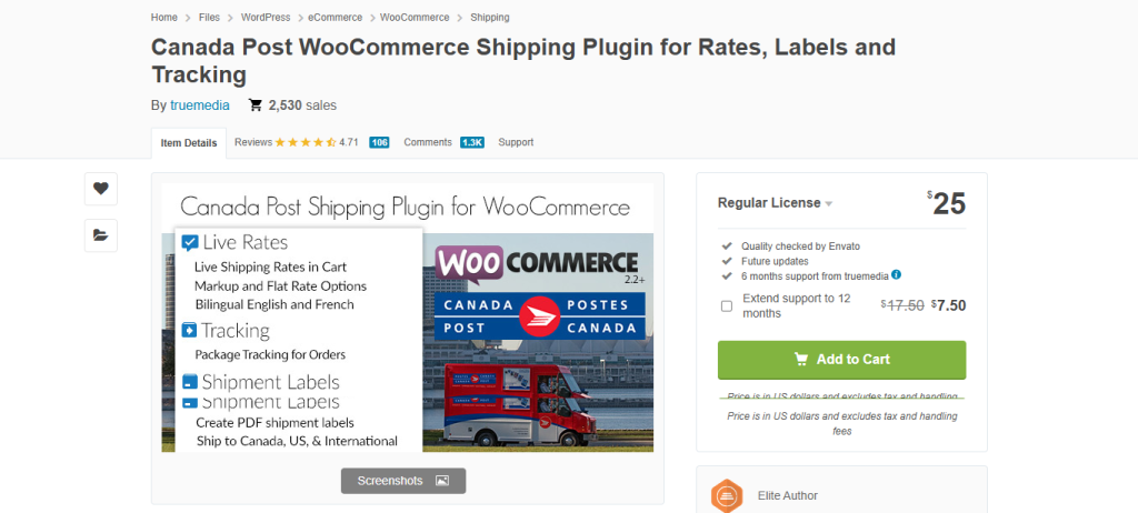 free WooCommerce shipping plugins Canada-Post-WooCommerce-Shipping-Plugin-for-Rates-Labels-and-Tracking