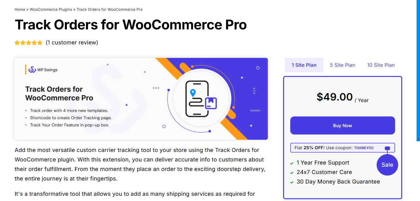 free WooCommerce shipping plugins Track-Orders-for-WooCommerce-Pro-WP-Swings