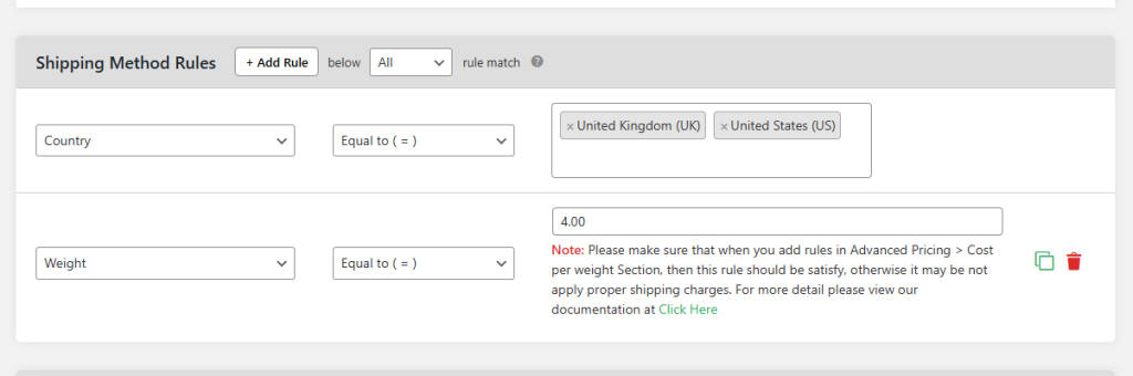 weight based shipping WooCommerce 9