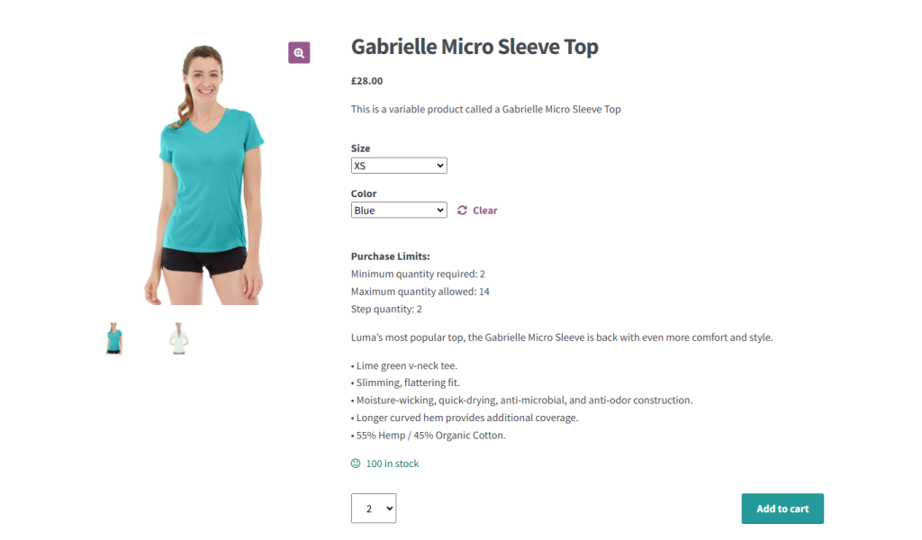 WooCommerce minimum quantity 6