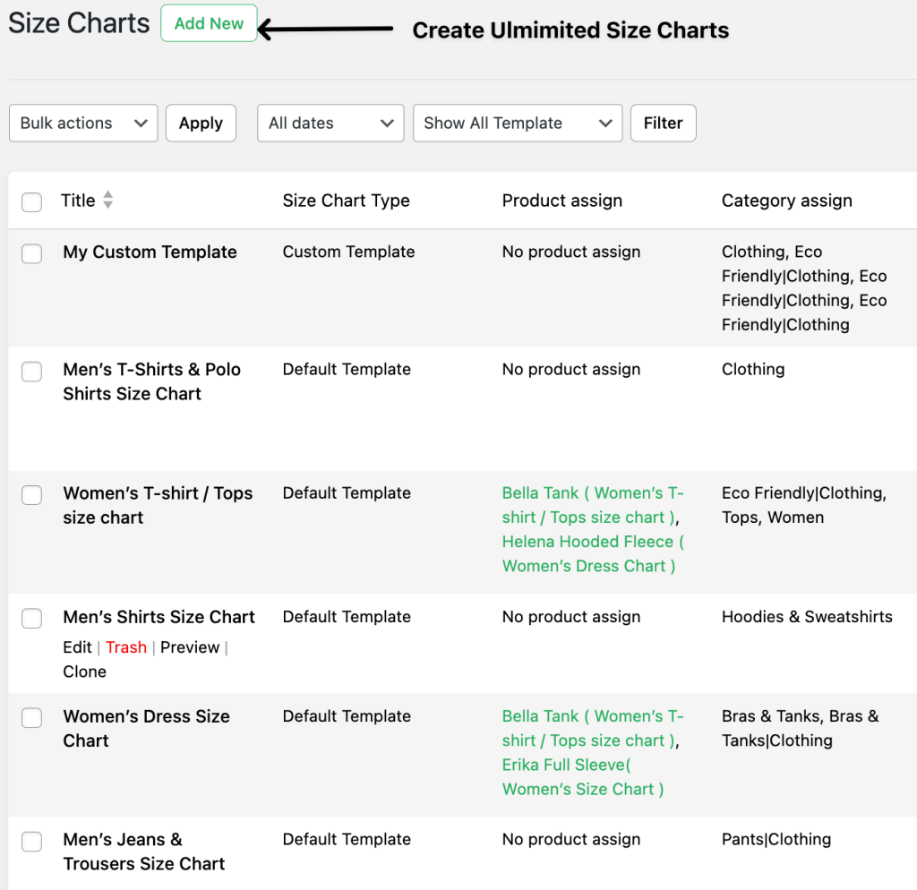 Limitless Custom-Sized Creations in Dotstore Advanced Product Size Charts Plugin