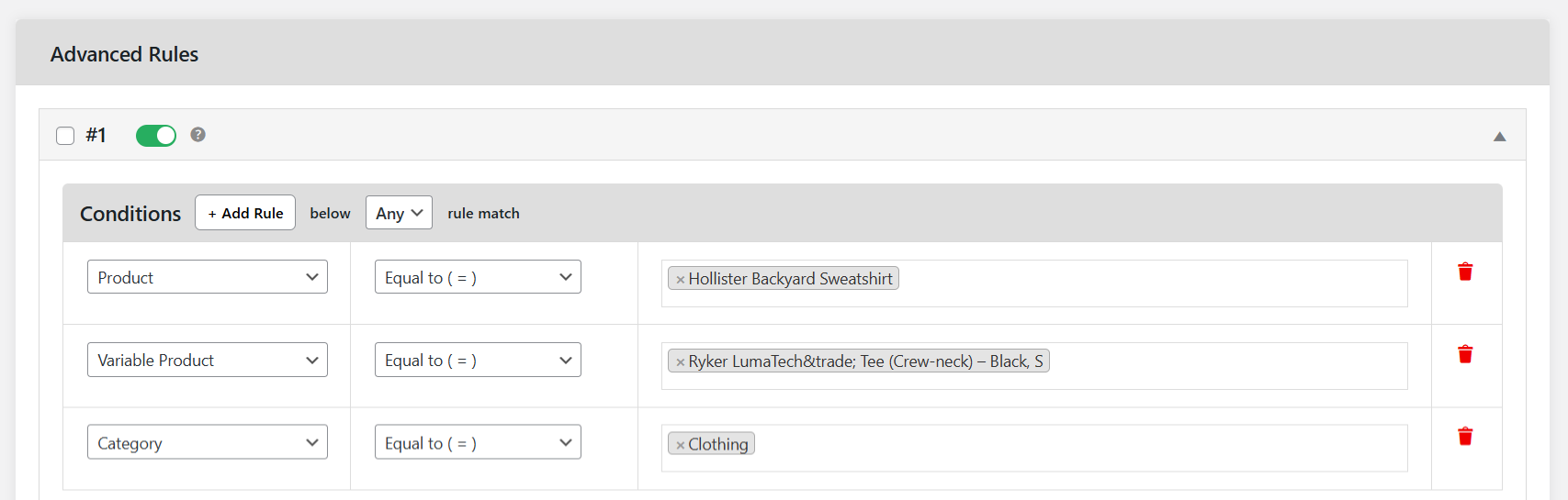 WooCommerce quantity increment - 1